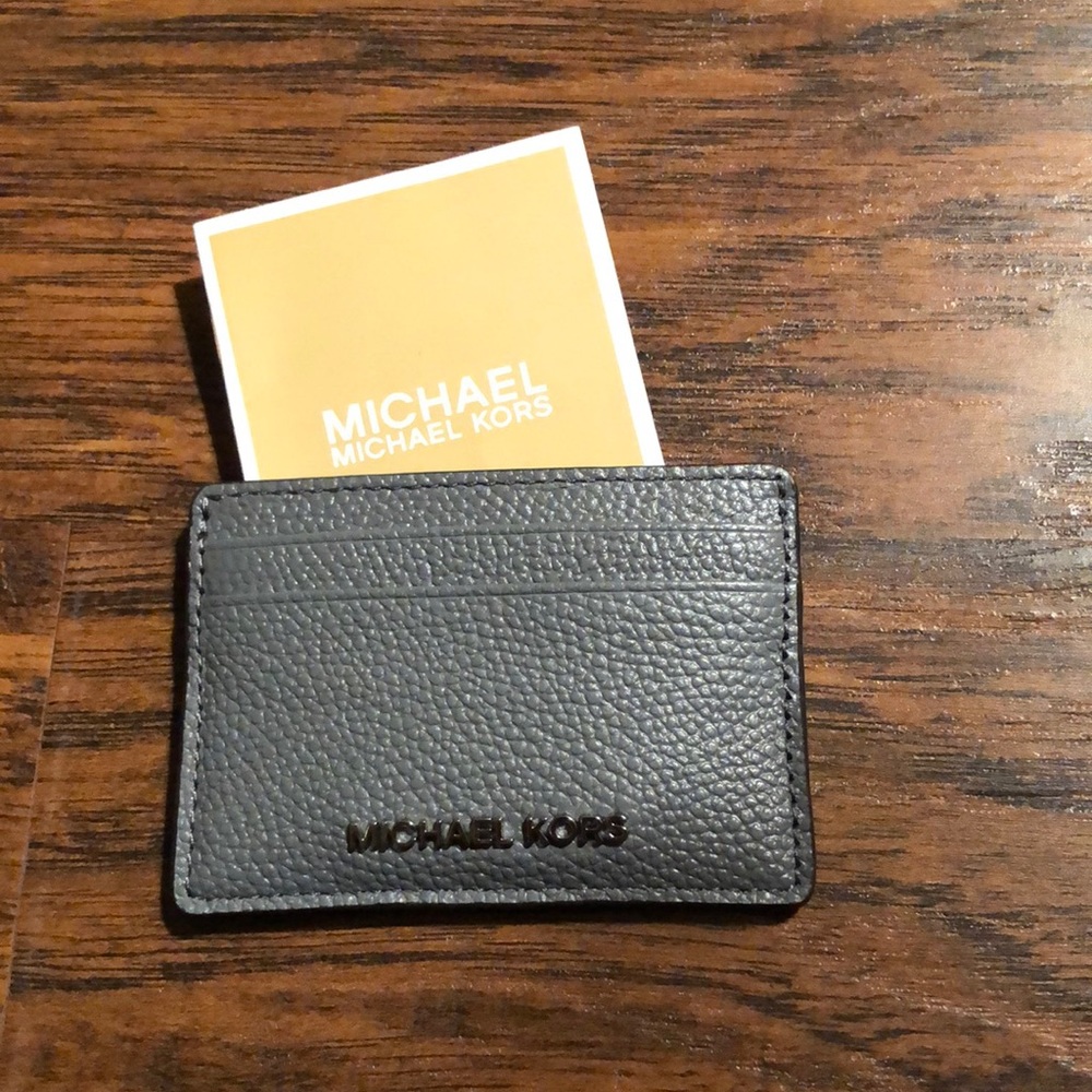 Michael Kors brand new Heather grey card holder